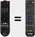 Telecomando sostituto di HD 50 TITAN MINI