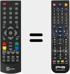 Telecomando sostituto di T2HEVC (TS6808)