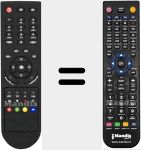 Telecomando sostituto di TSV7500HDU
