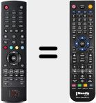 Telecomando sostituto di TT-MICRO S 835 HD+