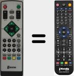 Telecomando sostituto di DTT3500