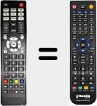 Telecomando sostituto di Force 1+