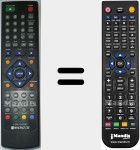 Telecomando sostituto di XDIV576DVBT