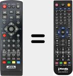 Telecomando sostituto di RT0430T2