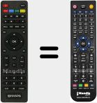 Telecomando sostituto di REVEZ001