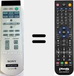 Telecomando sostituto di RM-PJVW100 (147962012)