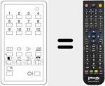 Telecomando sostituto di 090800040