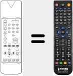 Telecomando sostituto di 100 TS 034