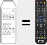 Telecomando sostituto di 105-523 C