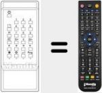 Telecomando sostituto di 3780