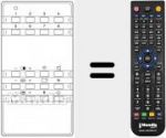 Telecomando sostituto di LF 67H 89