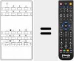 Telecomando sostituto di LF 67H 99