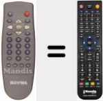 Telecomando sostituto di BK2-C4