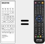 Telecomando sostituto di DIGI SYSTEM 6700 PIP