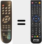 Telecomando sostituto di ESR 750