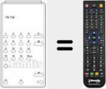 Telecomando sostituto di FB 732