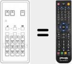 Telecomando sostituto di IC 16