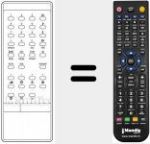 Telecomando sostituto di LF 67M 39