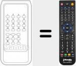 Telecomando sostituto di INFRARED 16 BN