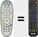 Telecomando sostituto di PILOTIME CANAL SATEL