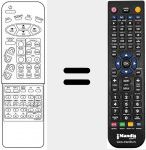 Telecomando sostituto di R-30 SVC