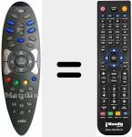 Telecomando sostituto di RC-0198