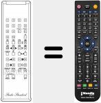 Telecomando sostituto di RC 100