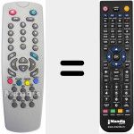 Telecomando sostituto di RC 222