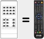 Telecomando sostituto di RC 4-12 FACH