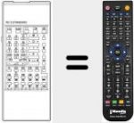 Telecomando sostituto di RC 5 STANDARD