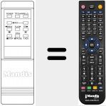 Telecomando sostituto di RC 68