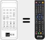 Telecomando sostituto di RC 80