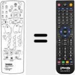 Telecomando sostituto di RCV 400