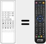 Telecomando sostituto di REMOCON 39 PR