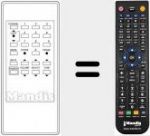Telecomando sostituto di SL-500
