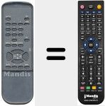 Telecomando sostituto di ST 21