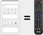 Telecomando sostituto di SUPERSONIC 300