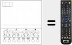 Telecomando sostituto di T 716