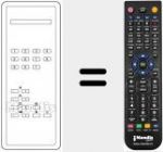 Telecomando sostituto di TC 16 C