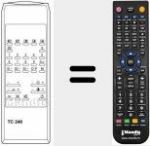 Telecomando sostituto di TC 240