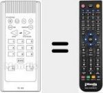 Telecomando sostituto di TC 419