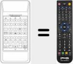 Telecomando sostituto di TC 560