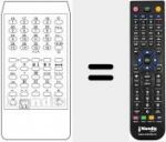Telecomando sostituto di TELECOMPUTER 5500