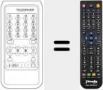 Telecomando sostituto di TELEDRIVER P 1250