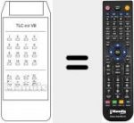 Telecomando sostituto di TLC 412 VB
