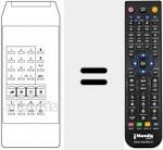 Telecomando sostituto di TP 875 F