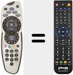 Telecomando sostituto di URC 1655-00R00