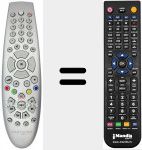 Telecomando sostituto di URC17010-01R00