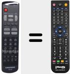 Telecomando sostituto di RC20 (759510457700)