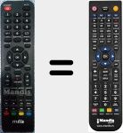 Telecomando sostituto di MTVB24LEFHD-DVD